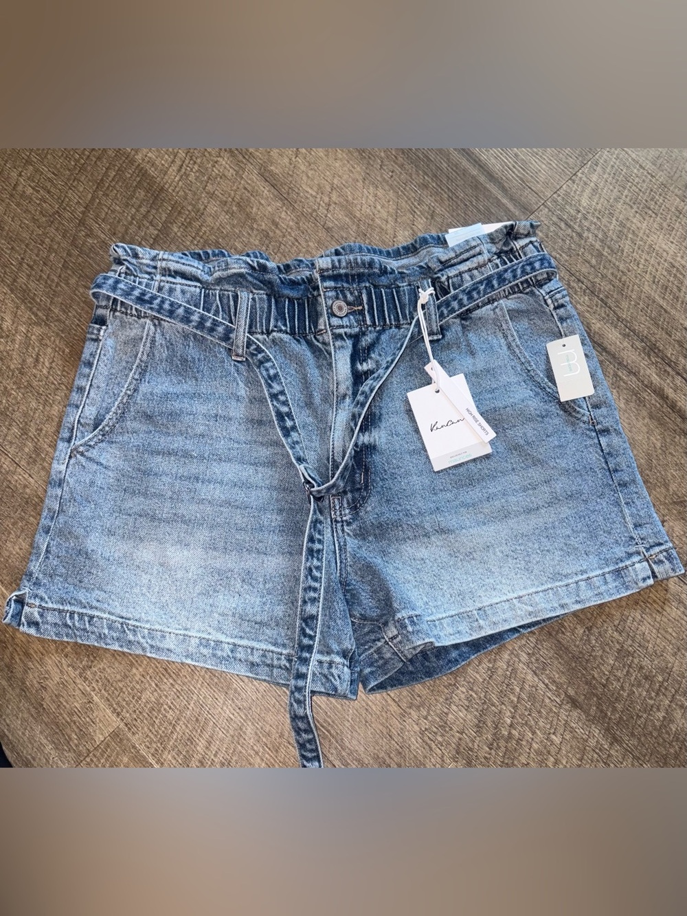 KanCan High Rise Jean Short - Picture 2 of 5
